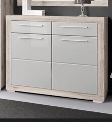 Шкаф для прихожей Forte Attrus, песочного/белого цвета цена и информация | Forte Мебель для прихожей | kaup24.ee