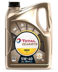 Mootoriõli TOTAL Quartz INEO C3 5W-40, 5L hind ja info | Mootoriõlid | kaup24.ee