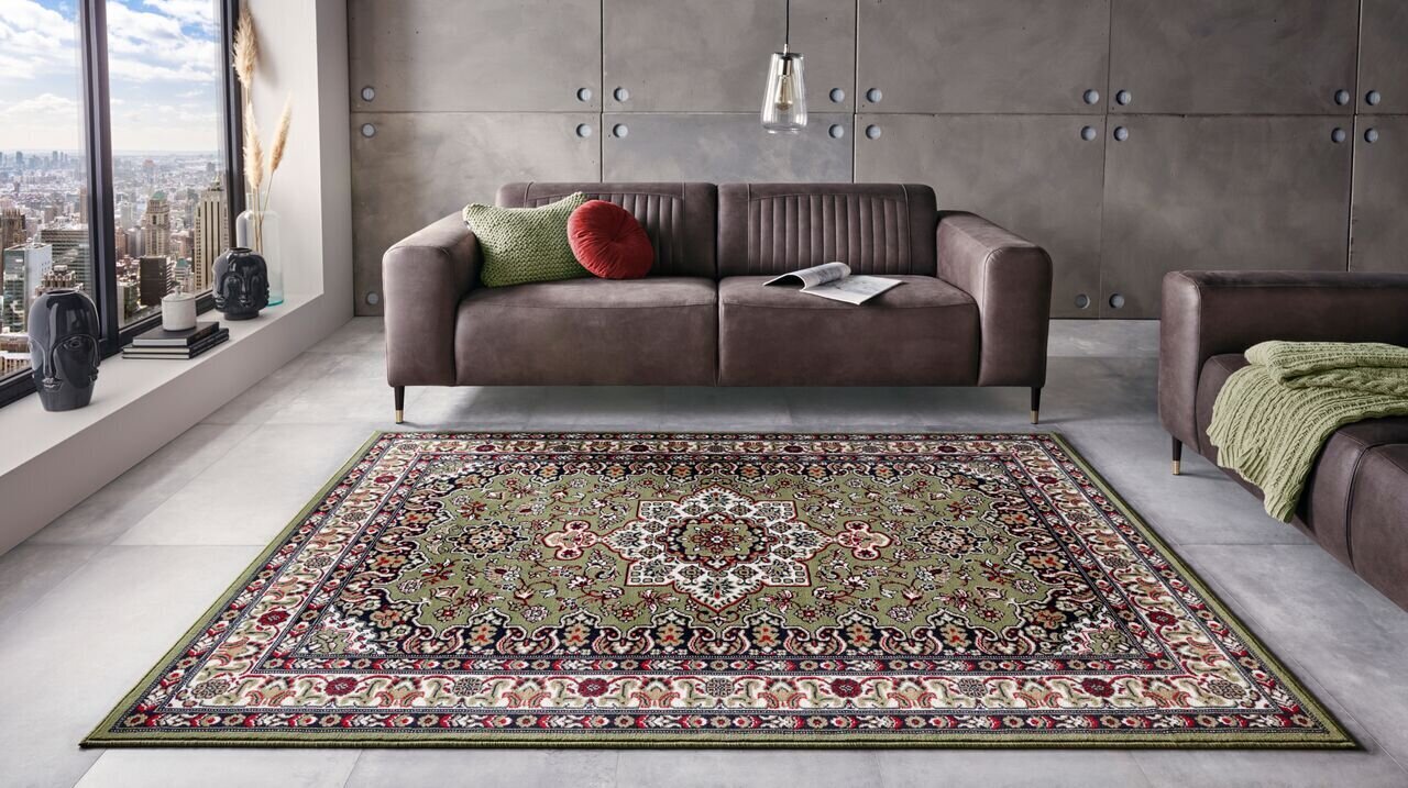 Vaip Nouristan Mirkan Parun Tabriz 200x290 cm, roheline hind ja info | Vaibad | kaup24.ee