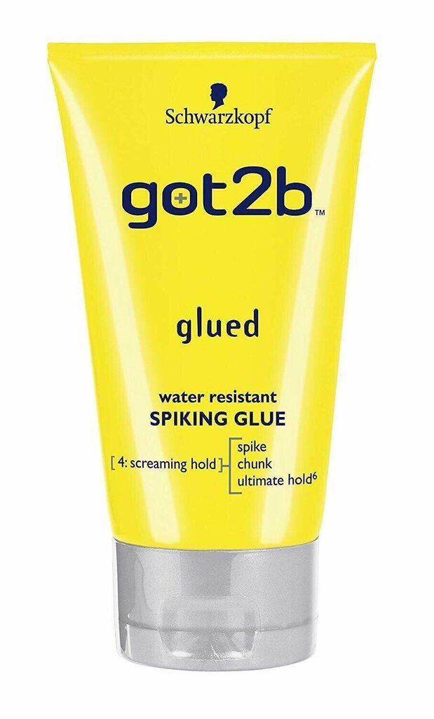 Juuksegeel Schwarzkopf Got2B Water Resist on Spiking Glue, 150 ml цена и информация | Viimistlusvahendid juustele | kaup24.ee