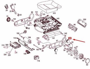 MERCEDES-BENZ VITO W639 Регулятор сиденья руля GENUINE A00091824269B51 цена и информация | Дополнительные принадлежности | kaup24.ee