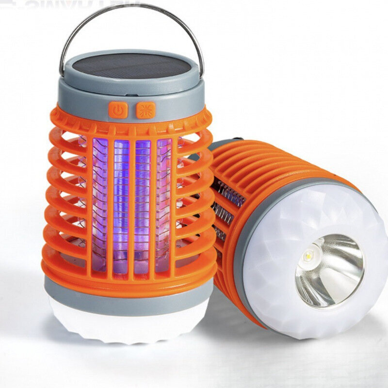 2tk Solar Mosquito USB lamp Veekindel Insect Fly Light Trap Taskulamp цена и информация | LED ribad | kaup24.ee