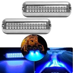 2tk 42led Boat Drain Light Paadi ahtripeegli helesinine veealune pontoon merevalgusti hind ja info | LED ribad | kaup24.ee