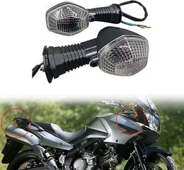 Mootorratta suunatulede indikaatorlamp, mis ühildub mudeliga Suzuki Gsf 600/650/1200/1250 N/s Bandit Gsf1250sa 1000 650 V-strom 1pair, Modi hind ja info | LED ribad | kaup24.ee