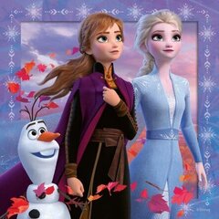 Пазл Ravensburger Ледяная страна 2 (Frozen 2) Путешествие начинается, 3 x 49 д, 5011 цена и информация | Пазлы | kaup24.ee