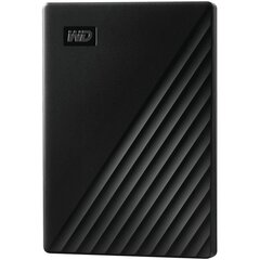 WD My Passport 1TB, USB 3.2, Must hind ja info | Välised kõvakettad (SSD, HDD) | kaup24.ee