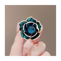 Декоративная брошь CRYSTAL BLUE FLOWER BZ129 цена и информация | Броши | kaup24.ee