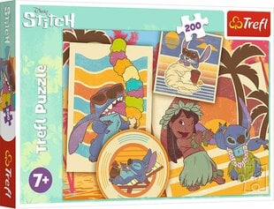 Trefl Puzzle 200 elementi Musical World Lilo&Stitch värviline puzzle hind ja info | Pusled | kaup24.ee