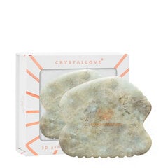 CRYSTALLOVE CONTOUR GUA SHA - labradoriidist gua sha massaažiplaat - limiteeritud väljaanne hind ja info | Näopuhastus- ja massaažiseadmed | kaup24.ee