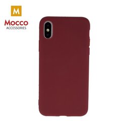 Mocco Ultra Slim Soft Matte 0.3 mm Матовый Силиконовый чехол для Apple iPhone 11 Pro Max Темно Красный цена и информация | Чехлы для телефонов | kaup24.ee