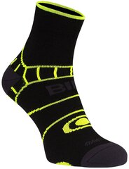 Avento мужские носки велосипедиста Climayarn, black/fluorescent yellow цена и информация | Meeste sokid | kaup24.ee