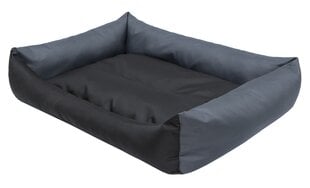 Hobbydog лежак Eco XL, 82x60 см, серого/черного цвета цена и информация | Лежаки, домики | kaup24.ee