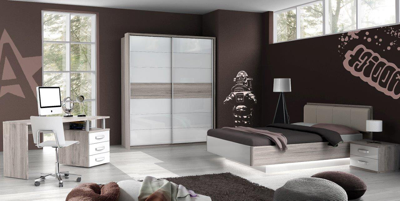 Voodi Forte Rondino RDNL181B-T30, 180x200cm, tamm цена и информация | Voodid | kaup24.ee