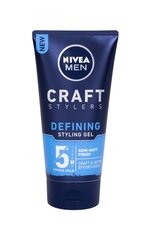 Juuksegeel meestele Nivea Defining Styling Gel 200 ml цена и информация | Средства для укладки волос | kaup24.ee