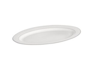 Ambition овальная тарелка Aura Silver, 35.5 см цена и информация | Посуда, тарелки, обеденные сервизы | kaup24.ee