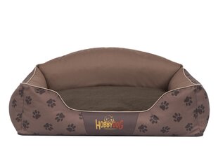 Лежак Hobbydog Exclusive L, коричневый цена и информация | Лежаки, домики | kaup24.ee