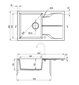 Graniidist köögivalamu Deante Andante koos segistiga ZQNN5113, nero цена и информация | Köögivalamud | kaup24.ee