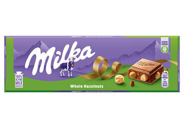 Milka tervesee pähklitega šokolaad, 250 g hind ja info | Maiustused | kaup24.ee