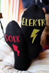 Xлопчатобумажные мужские носки Elektrisokk цена и информация | Meeste sokid | kaup24.ee