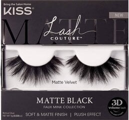 Faux Mink Matte Black Velvet Kiss võltsripsmed цена и информация | Накладные ресницы, керлеры | kaup24.ee