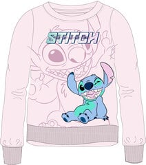 Dressipluus tüdrukutele Lilo & Stitch, roosa hind ja info | Tüdrukute kampsunid, vestid ja jakid | kaup24.ee