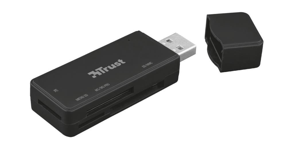 Kaardilugeja Trust Nanga USB 3.1 - SD hind ja info | USB jagajad, adapterid | kaup24.ee