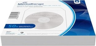 MediaRange CD-ümbrikud paberist Paper Sleeves for CD/DVD/BD 50tk. цена и информация | Чехлы для планшетов и электронных книг | kaup24.ee