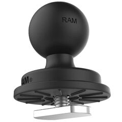 RAM Mount Track Ball rööbasteele T-poldi pöörleva pea jaoks suurusega B 1" hind ja info | Mobiiltelefonide hoidjad | kaup24.ee