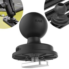 RAM Mount Track Ball rööbasteele T-poldi pöörleva pea jaoks suurusega B 1" hind ja info | Mobiiltelefonide hoidjad | kaup24.ee