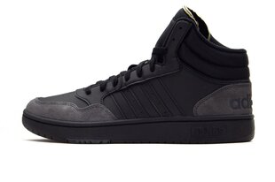 Adidase "Hoops 3.0 Mid" kõrged kingad, must (nr 43 1/3) HP7939_43_13 hind ja info | Spordi- ja vabaajajalatsid meestele | kaup24.ee