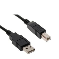 Кабель для принтера Omega USB A/USB B, 1.5 м, черный цена и информация | omega Бытовая техника и электроника | kaup24.ee