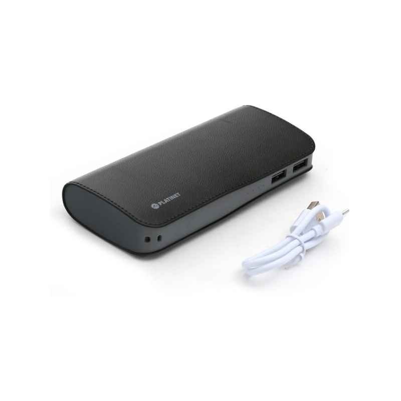 Platinet akupank 9000 mAh, 2,1A + mikro-USB-kaabel, Must hind ja info | Akupangad | kaup24.ee