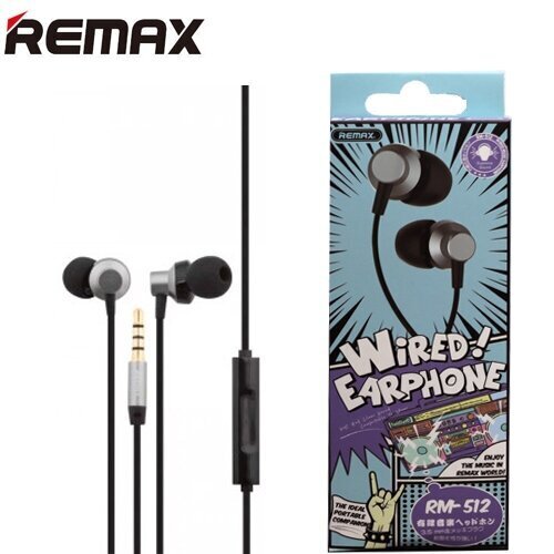 Remax RM-512 Black hind ja info | Kõrvaklapid | kaup24.ee