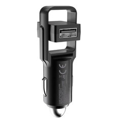 Paltinet PLCRRT2 Rotation Автомобильная зарядка 2 x USB 4.8A Черная цена и информация | Зарядные устройства для телефонов | kaup24.ee