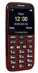 Doro mobiiltelefon Primo 366 punane ENG hind ja info | Telefonid | kaup24.ee