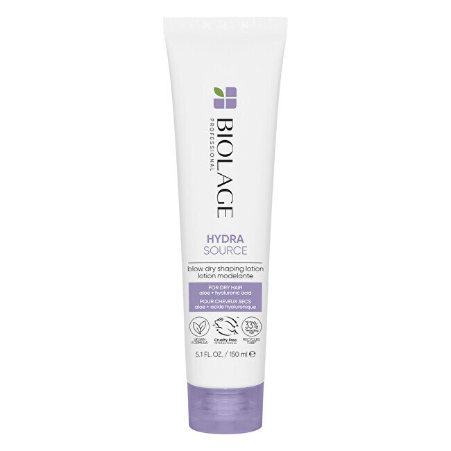 Juuksekuivatuskreem Matrix Biolage Hydrasource Blow Dry Shaping Lotion 150ml hind ja info | Viimistlusvahendid juustele | kaup24.ee