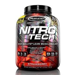 Изолят сывороточного протеина MuscleTech Nitro-Tech Performance Series, 1,8 кг, со вкусом корицы цена и информация | Протеин | kaup24.ee