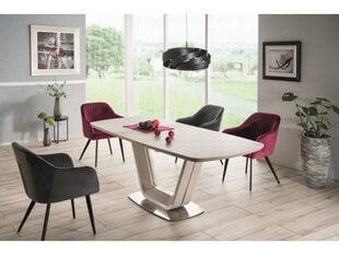 Стол раскладной Signal Meble Armani, серый цена и информация | Кухонные и обеденные столы | kaup24.ee