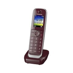 Panasonic telefon KX-TGJA30EXR wine punane цена и информация | Стационарные телефоны | kaup24.ee