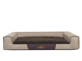 Лежак Hobbydog Victoria Exclusive XXL, бежевый / коричневый, 118x78 см цена и информация | Лежаки, домики | kaup24.ee