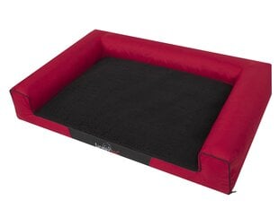 Лежак Hobbydog Victoria Exclusive XXL, красный / черный, 118x78 см цена и информация | Лежаки, домики | kaup24.ee