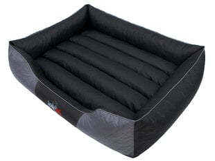 Лежак Hobbydog Premium XL, черный / серый, 85x65 см цена и информация | Лежаки, домики | kaup24.ee