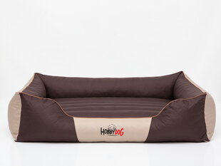 Лежак Hobbydog Premium L, коричневый/бежевый, 65x50 см цена и информация | Лежаки, домики | kaup24.ee