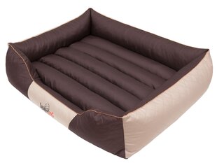 Лежак Hobbydog Premium XXL, коричневый / бежевый, 110x90 см цена и информация | Лежаки, домики | kaup24.ee