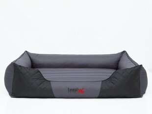 Лежак Hobbydog Premium XL, серый / черный, 85x65 см цена и информация | Лежаки, домики | kaup24.ee