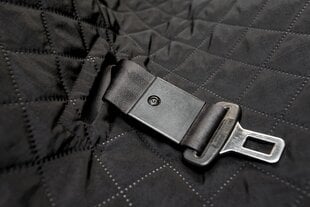 Чехол для автомобильных сидений Hobbydog на липучке Velcro с бортами, черный, 220x140 см цена и информация | Принадлежности в дорогу | kaup24.ee