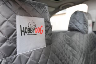 Чехол для автомобильных сидений Hobbydog на липучке Velcro, серый, 190x140 см цена и информация | Принадлежности в дорогу | kaup24.ee