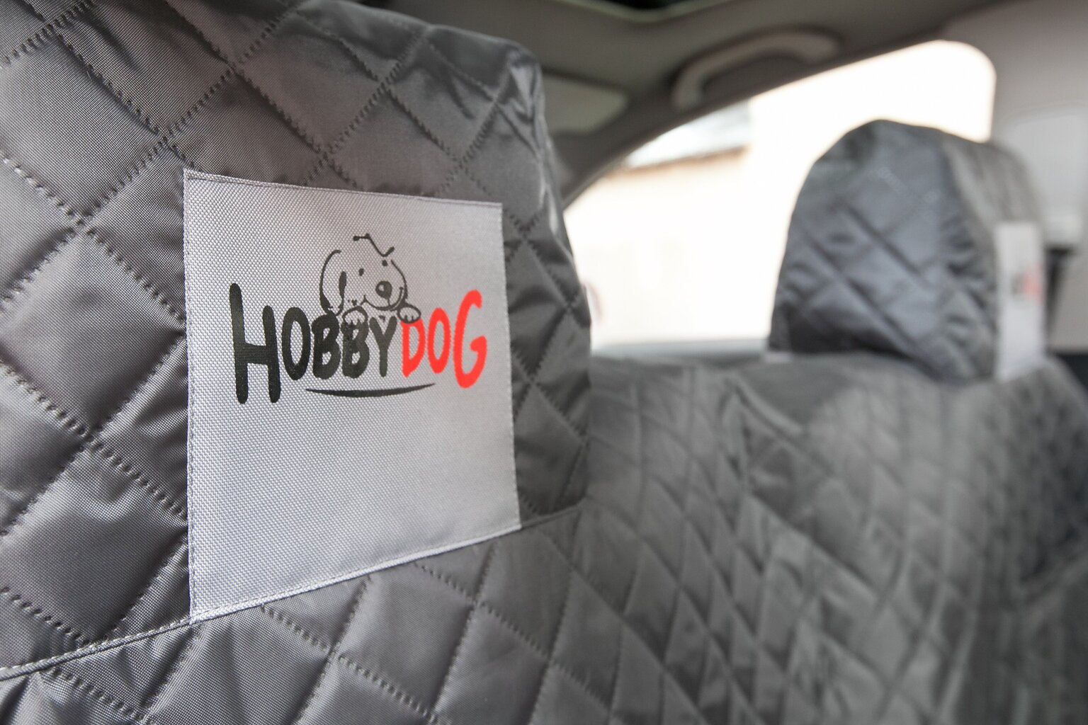 Hobbydog autoistme kate külgede ja velcro-kinnitusega, hall, 160x140 cm hind ja info | Reisimise tarvikud | kaup24.ee