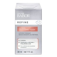 Babor Kortsudevastane näotoonik retinooli ja hüaluroonhappega Mini Retinool Smoothing Toner, 30 ml hind ja info | Näoõlid, seerumid | kaup24.ee