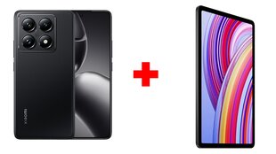 Xiaomi 14T Pro 5G 12/512GB Titan Black + Xiaomi Redmi Pad Pro 12.1 6GB/128GB Graphite Gray цена и информация | Мобильные телефоны | kaup24.ee